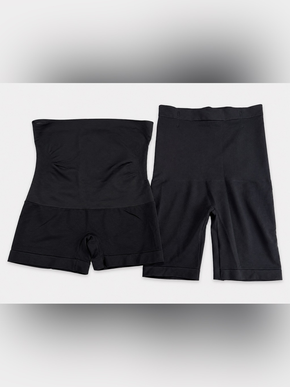 Shapermint & Empetua High Waisted Shapewear Shorts Bundle Plus Size XXXL 4XL Blk